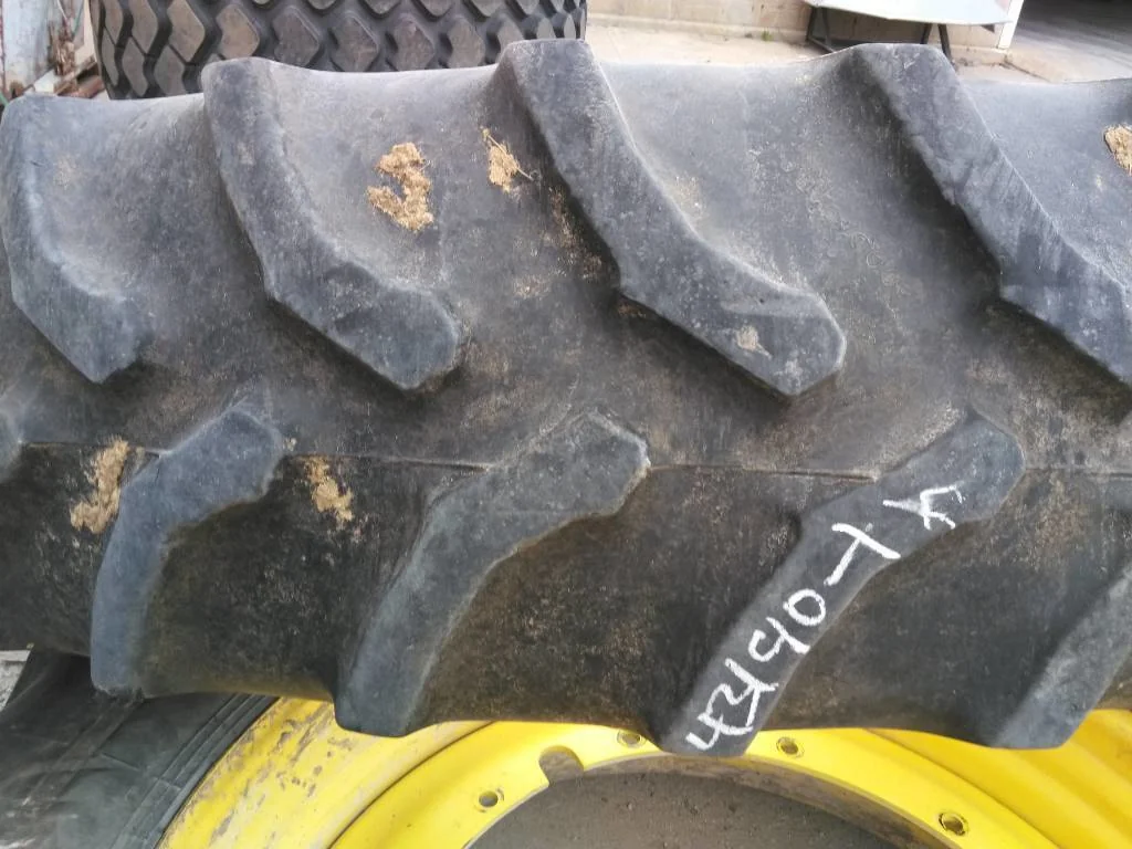 Used 480/80R46 158A8 Goodyear UltraTorque Plus TL R-1W 65-70% ( Large cuts in sidewall) (DOT4011)
