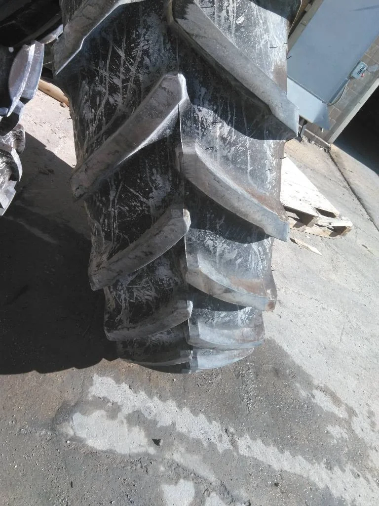 Used 480/80R50 159A8 Michelin Agribib 2 TL R1-W 85-90% On 15 x 50 (12-32.047-30.078) Rim & Rail image 3