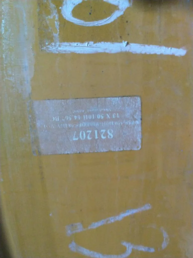 Used 13 x 50 (10-14.57-12.42) Titan Hagie Orange Sprayer Wheel (Has Scratches) image 2