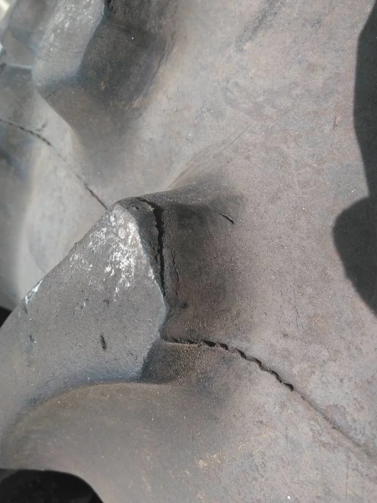 Used 14.9-24 8 PLY Firestone Super All Traction ll R-1 75-80% On 12 x 24 (10-8.858-6.92) Solid Wheel image 5