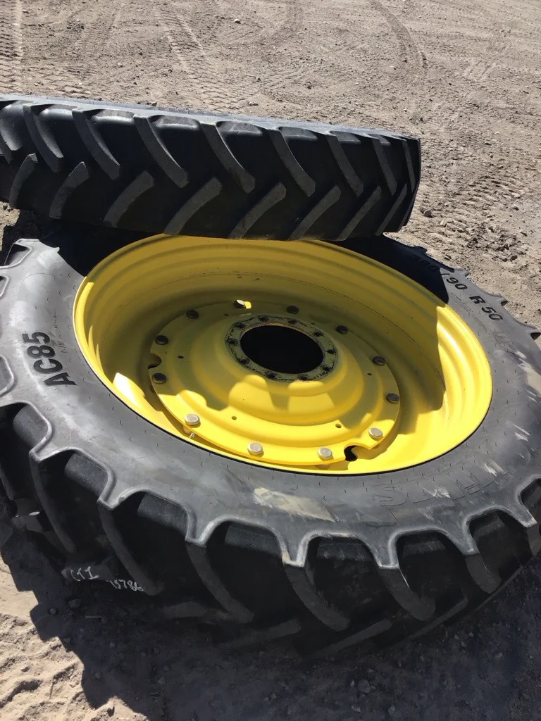 Used 380/90R50 160A8 Mitas AC85 TL R-1W 75-80% On 12 x 50 (10-13.19-11.07) Rim & Rail With Disc image 2