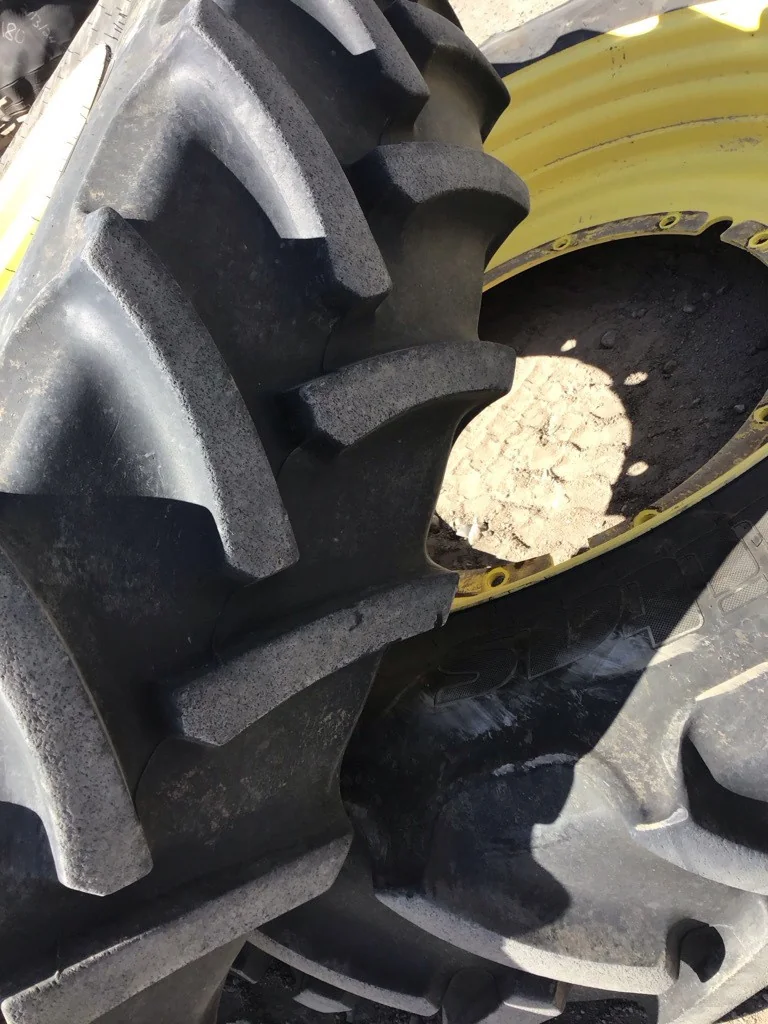 Used 380/90R50 160A8 Mitas AC85 TL R-1W 75-80% On 12 x 50 (12-32.047-30.078) Rim & Rail image 3