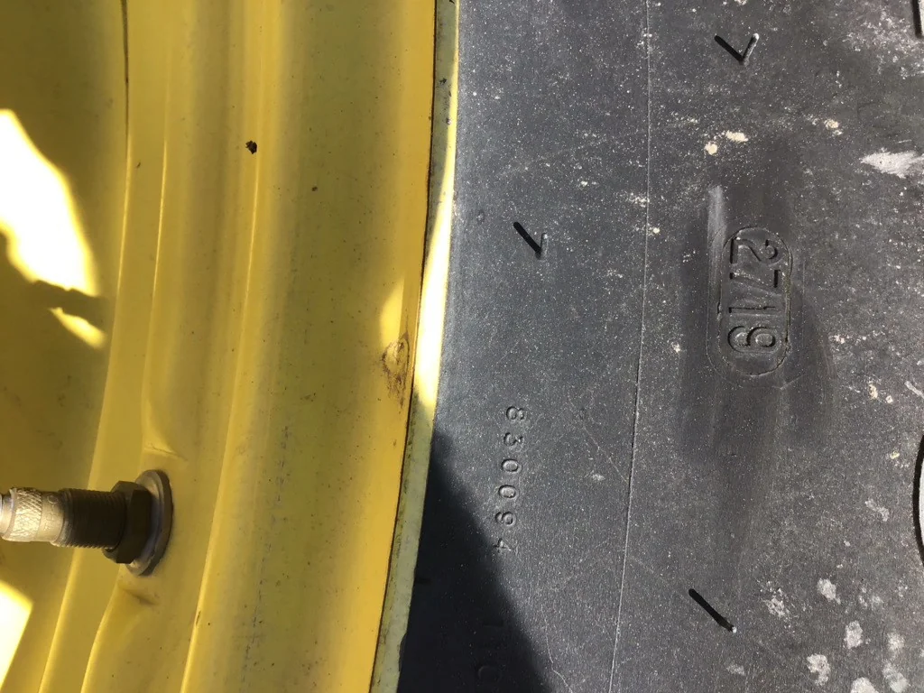Used 380/90R50 160A8 Mitas AC85 TL R-1W 75-80% On 12 x 50 (12-32.047-30.078) Rim & Rail image 4