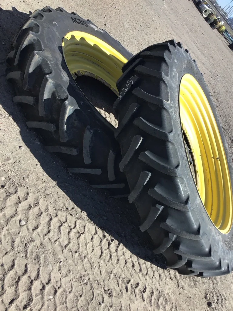 Used 380/90R50 160A8 Mitas AC85 TL R-1W 75-80% On 12 x 50 (12-32.047-30.078) Rim & Rail image 6