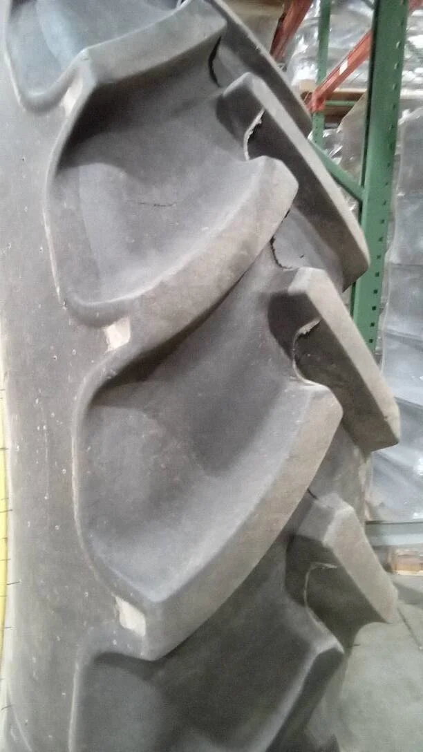 Used 380/90R50 151B Mitas AC85 TL R-1W 90-95% On 12 x 50 (12-32.047-30.078) Rim & Rail Wheel image 4
