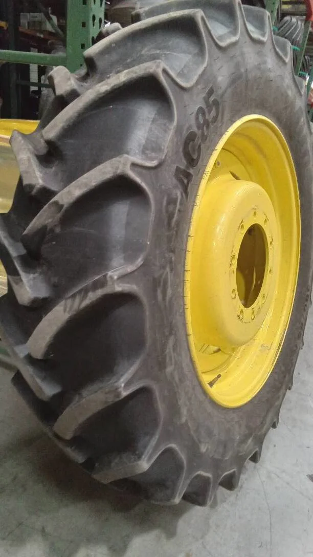 Used 380/85R34 146B Mitas AC85 TL R-1W 80-85% On 13 x 34 (10-13.19-11.07) 4/2 Rail/Disc image 2