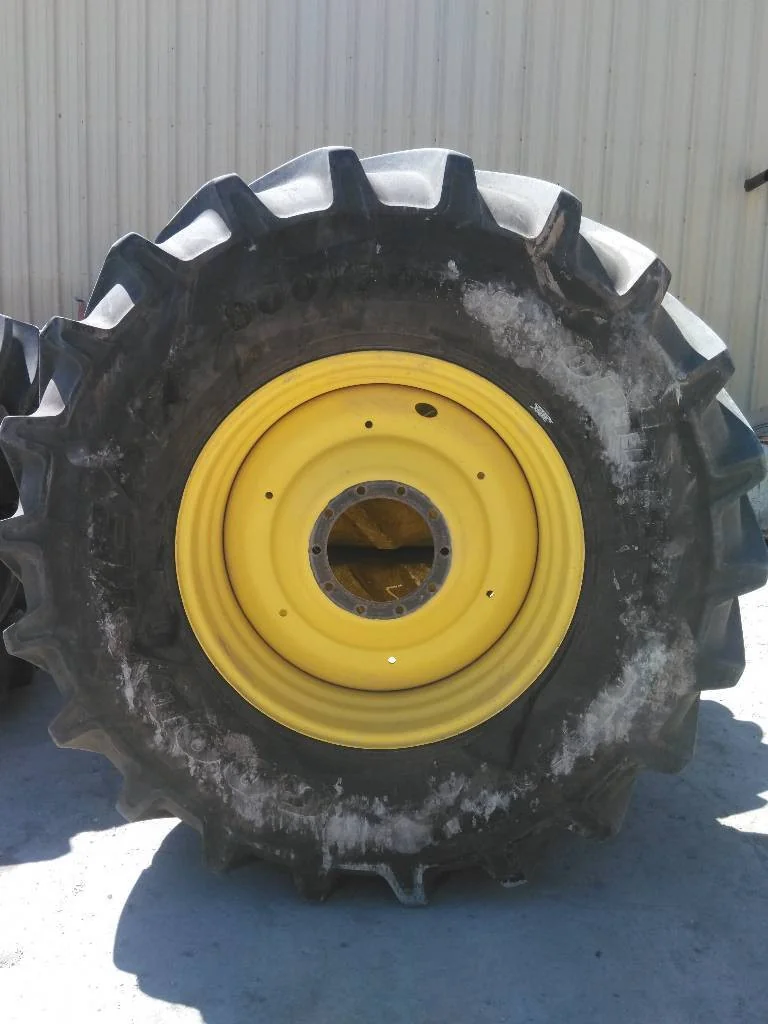 Used 800/70R38 178A8 Goodyear Optitrac DT 830 TL R-1W 90-95%On 27 x 38 10-13.19-11.07) Dual Wheel image 2