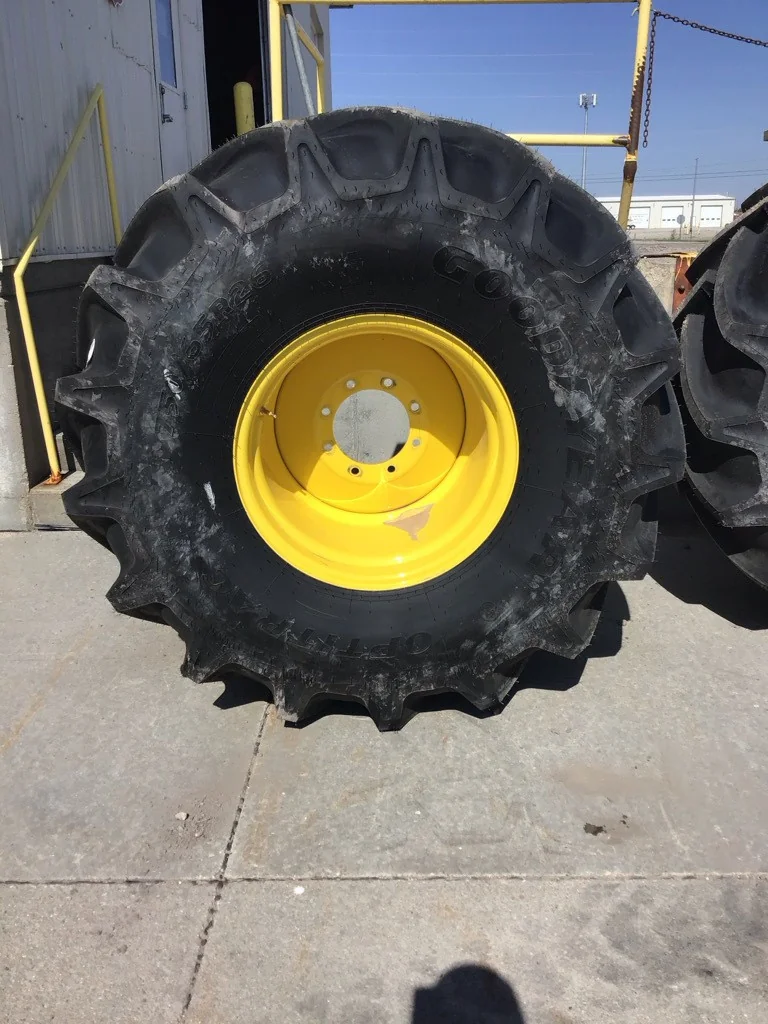 Take-Off 750/65R26 166D Goodyear Optitrac TL R-1W 95-100% On 25 x 26 (8-10.82-8.78) Combine Wheel