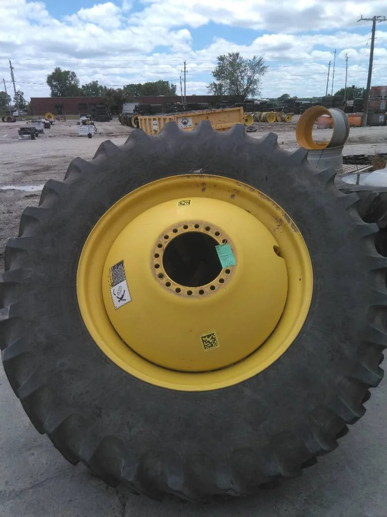 Used 520/85R42 157B Firestone RAT 23 TL R-1 80-85% On 18 x 42 (20-13.19-11.07) JD Dolly Dual image 2