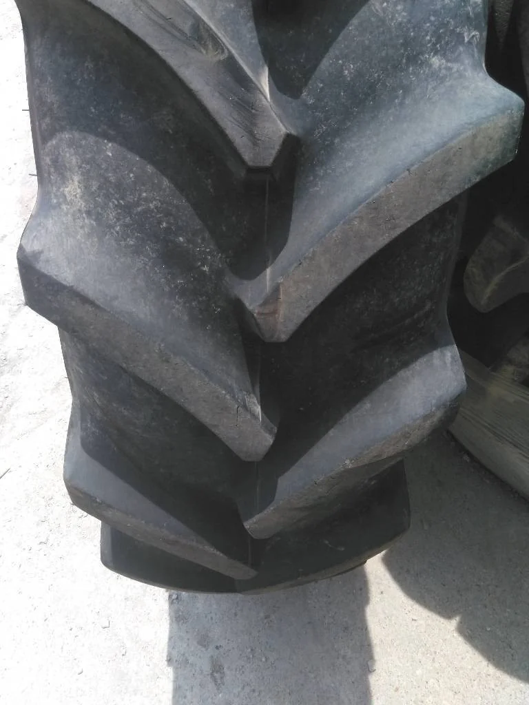 Used 380/80R38 142D Goodyear Optitrac TL R-1W 95-100% On 12 x 38 (10-13.19-11.07) Waffle 3 Bolt/Disc image 5