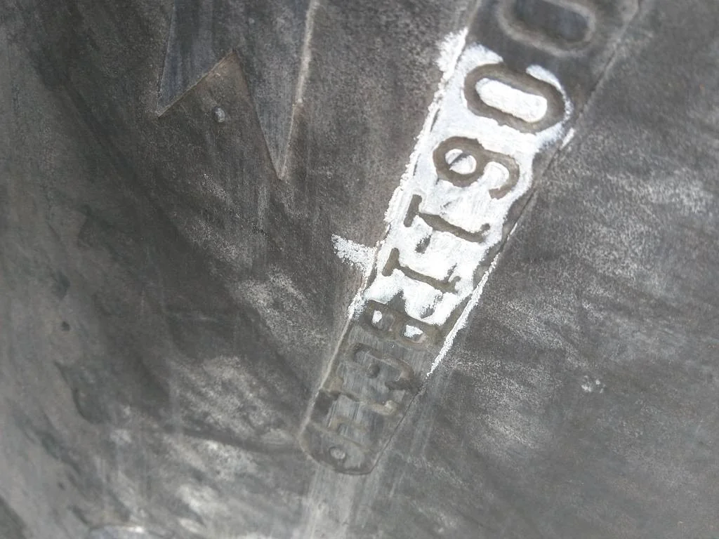 Used LSW 1250/35R46 188A8 Goodyear Custom Flow Grip TL R-1W 65-70% On 28 x 46 (20.13.19-11.07) image 4