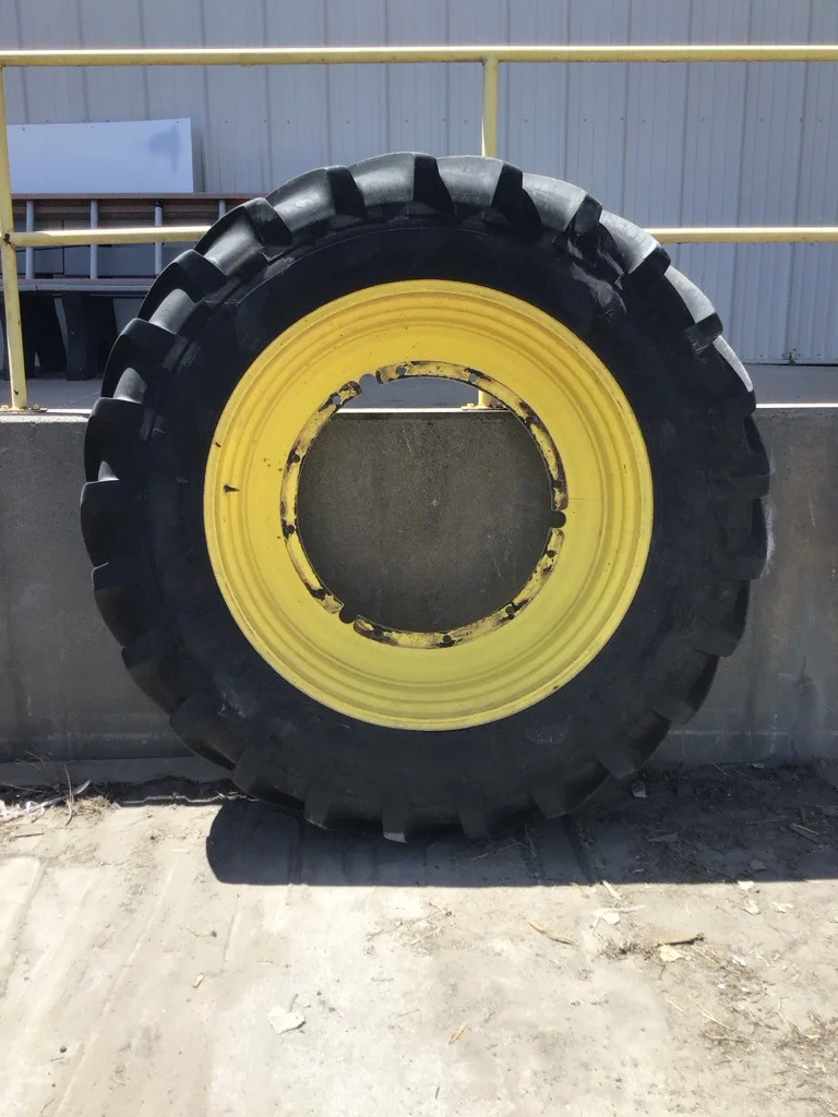 Used 480/80R46 158A8 Michelin Agribib TL R-1W 78-80% On 16 x 46 (12-32.047-30.078) R&R Wheel