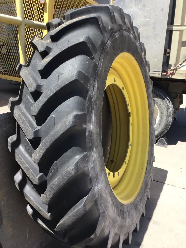 Used 480/80R46 158A8 Michelin Agribib TL R-1W 78-80% On 16 x 46 (12-32.047-30.078) R&R Wheel image 2