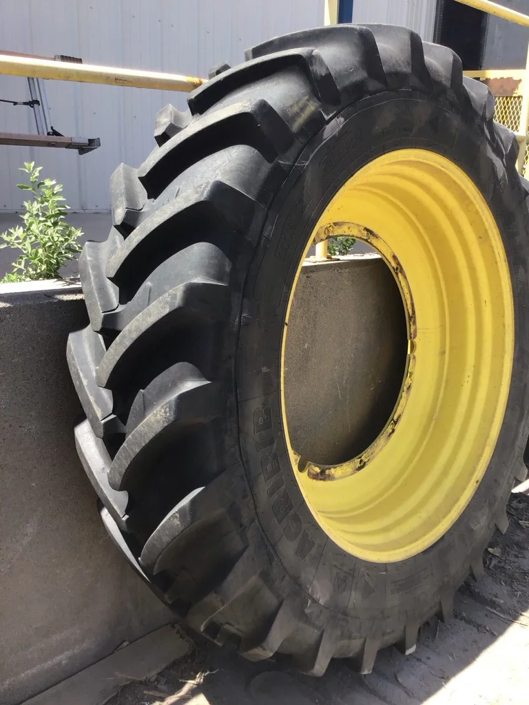 Used 480/80R46 158A8 Michelin Agribib TL R-1W 78-80% On 16 x 46 (12-32.047-30.078) R&R Wheel image 4