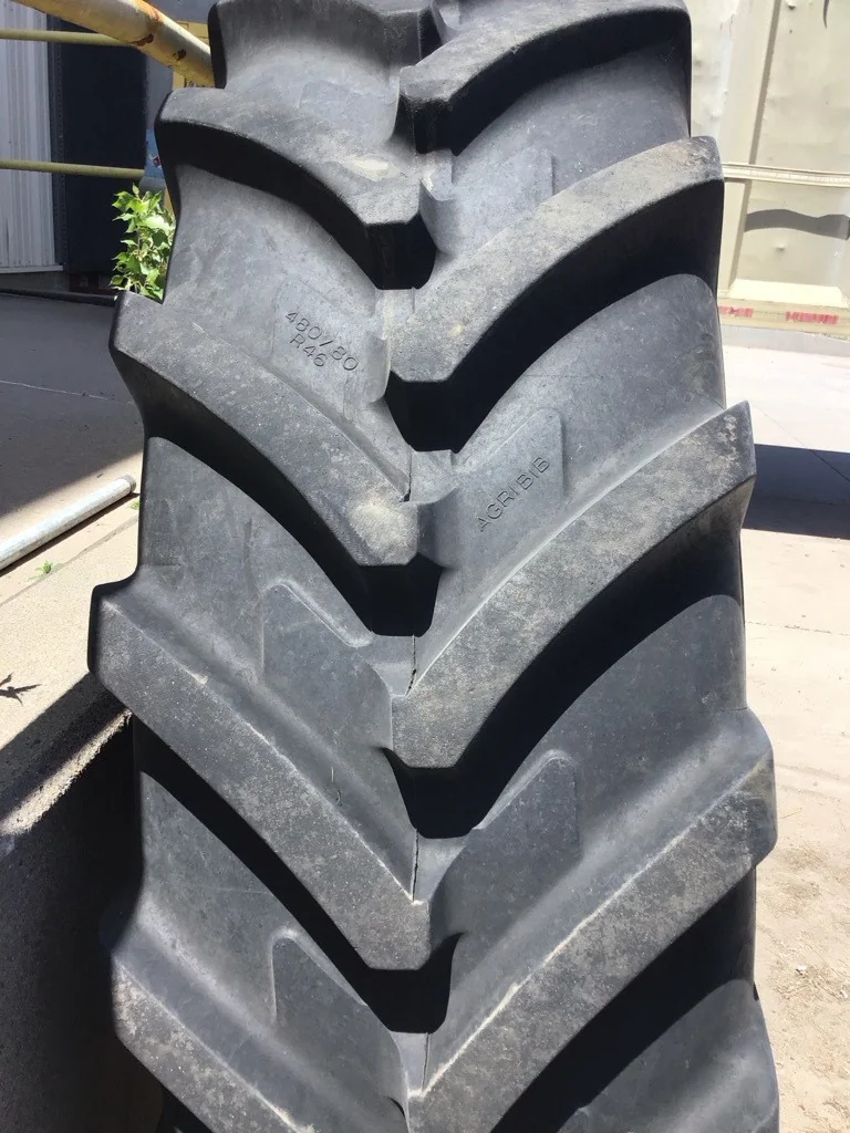 Used 480/80R46 158A8 Michelin Agribib TL R-1W 78-80% On 16 x 46 (12-32.047-30.078) R&R Wheel image 5