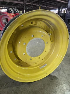 Take-Off 10 x 24 8-10.82-8.78 Waffle 2 Bolt Yellow Wheel w/ Disc image 3