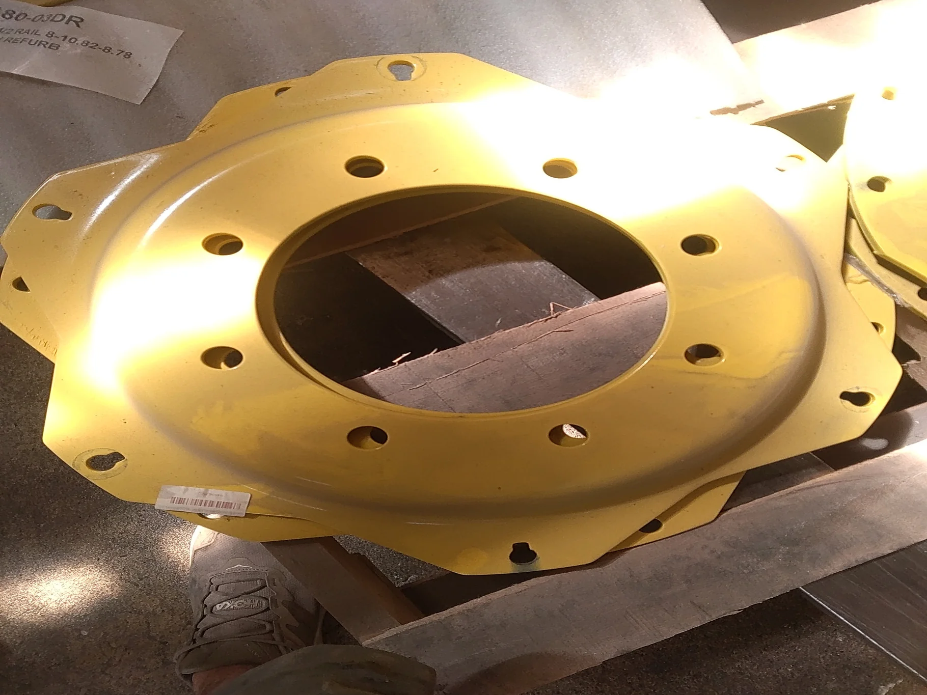 Discs 24" 8-10.82-8.78 (2.95" DRAW) 6 Clamp Yellow RECONDITIONED