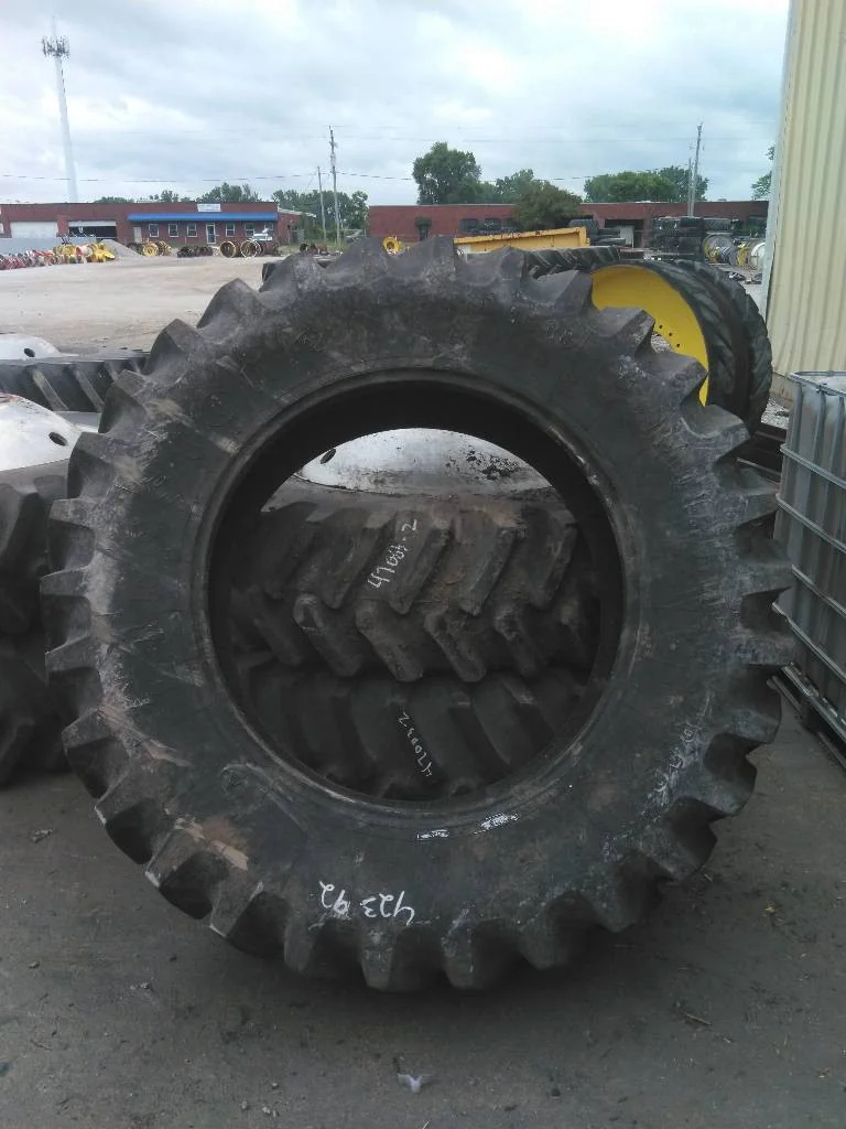 Used 480/80R38 149A8 Firestone Radial All Traction TL R-1 90-95% (Mild Cuts In Tire)