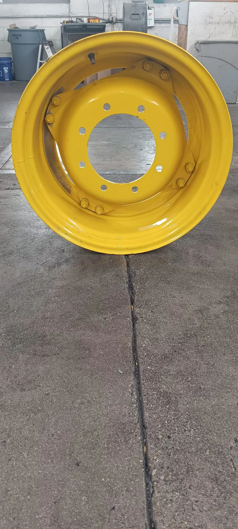 Take-Off 12 X 24 8-10.82-8.78 4/2 Clamp Yellow Wheel w/ Disc