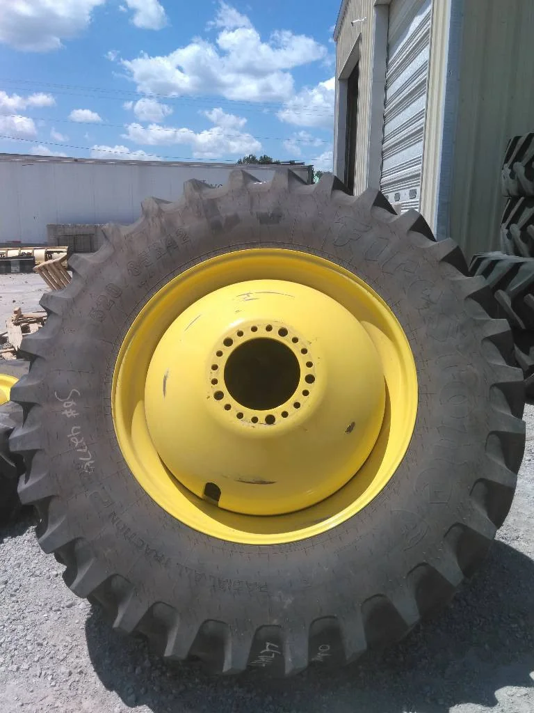 Used 520/85R42 157B Firestone RAT 23 TL R-1 90-95% On 18 x 42 20-13.19-10.50 Outer Dolly Dual image 2