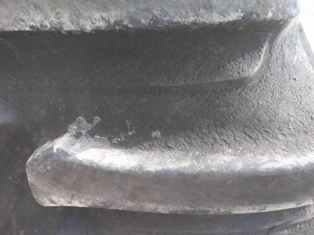 Used 800/70R38 173B Firestone Deep Tread 23 TL R-1W 80-85% On 27 x 38 (12-32.047-30.078) Rim & Rail image 3