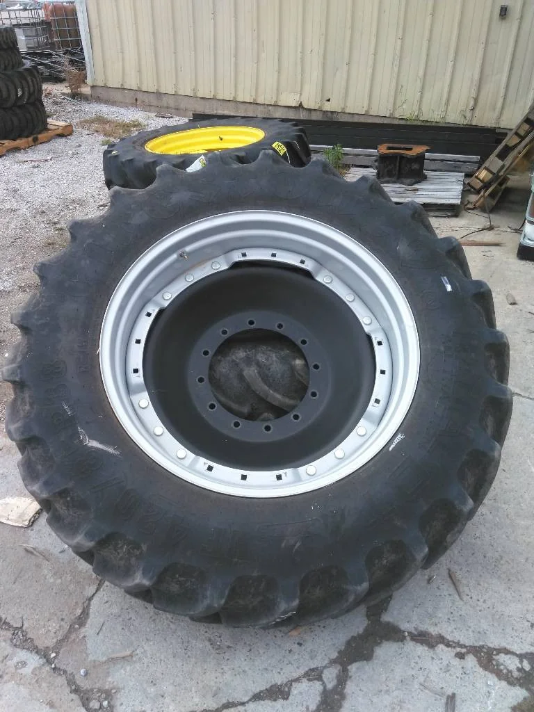 Used VF420/85R38 175A8 Firestone RAT DT TL R-1W 90-95% On 15 x 38 12-16.732-14.620 Waffle 3 Bolt
