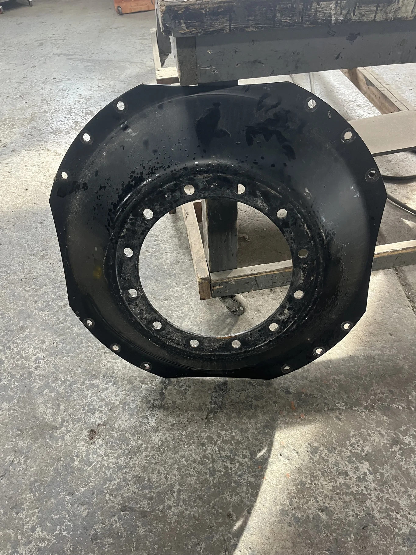 Used Disc 38" 12-16.732-14.620 Waffle 3 Bolt Black