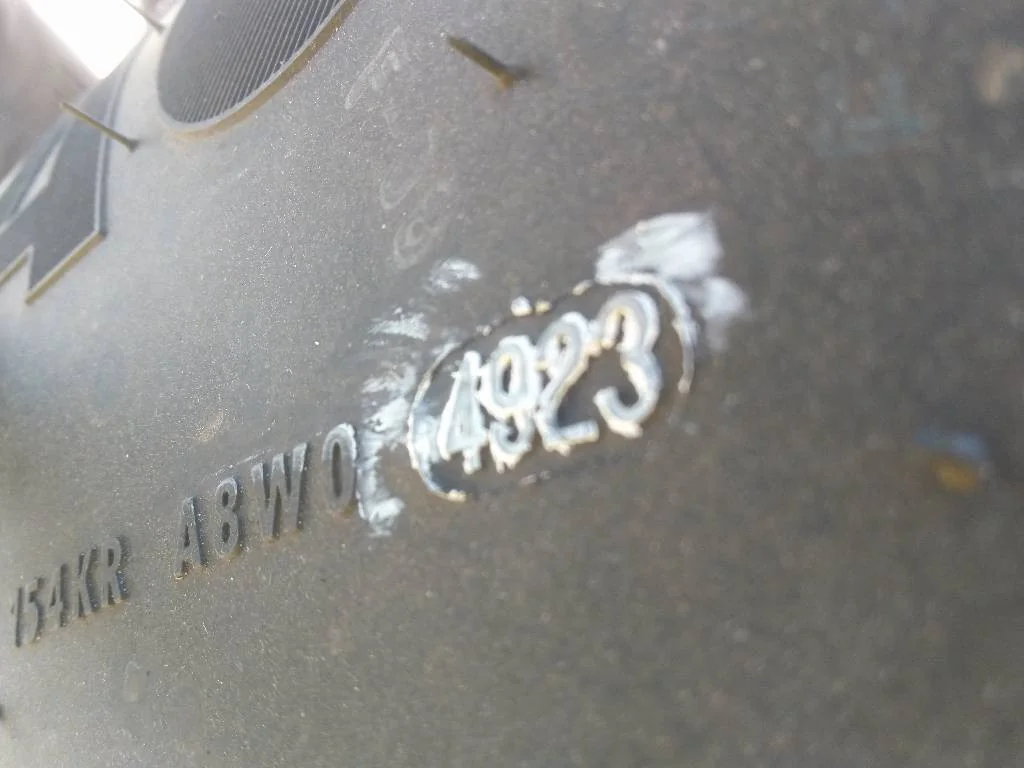 Used 520/85R42 162A8 Mitas AC85 TL R-1W 90-95% On 18 x 42 12-32.047-30.078 Rim & Rail image 3