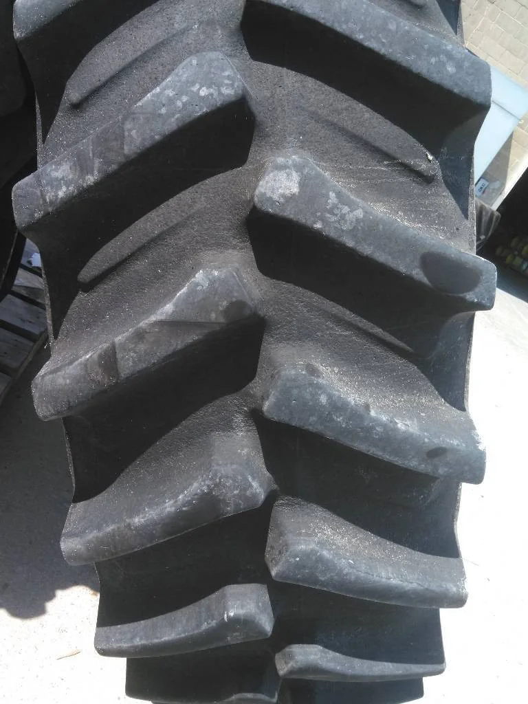 Used 580/85R42 166B Firestone Deep Tread 23 TL R-1W 85-90% On 18 x 42 10-13.19-11.07 Dolly Dual image 2