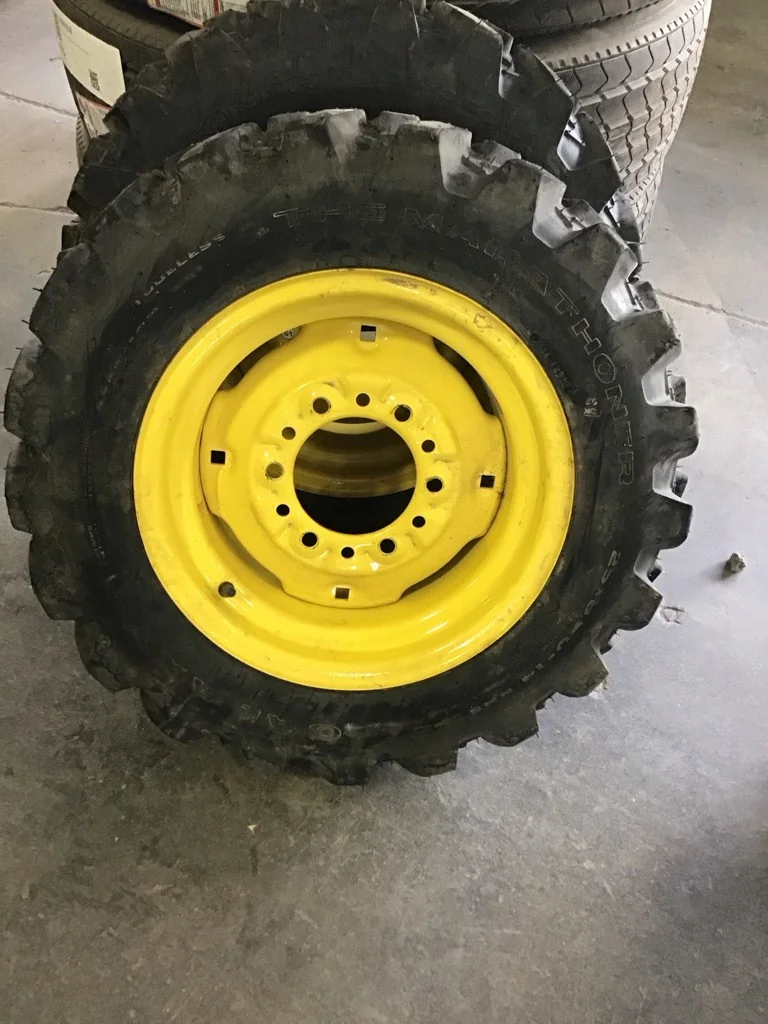 Take-Off 25x8.50-14 6PLY Galaxy Marathoner TL R-4 95-100% On 7 x 14 6-6-4.62 Implement Wheel