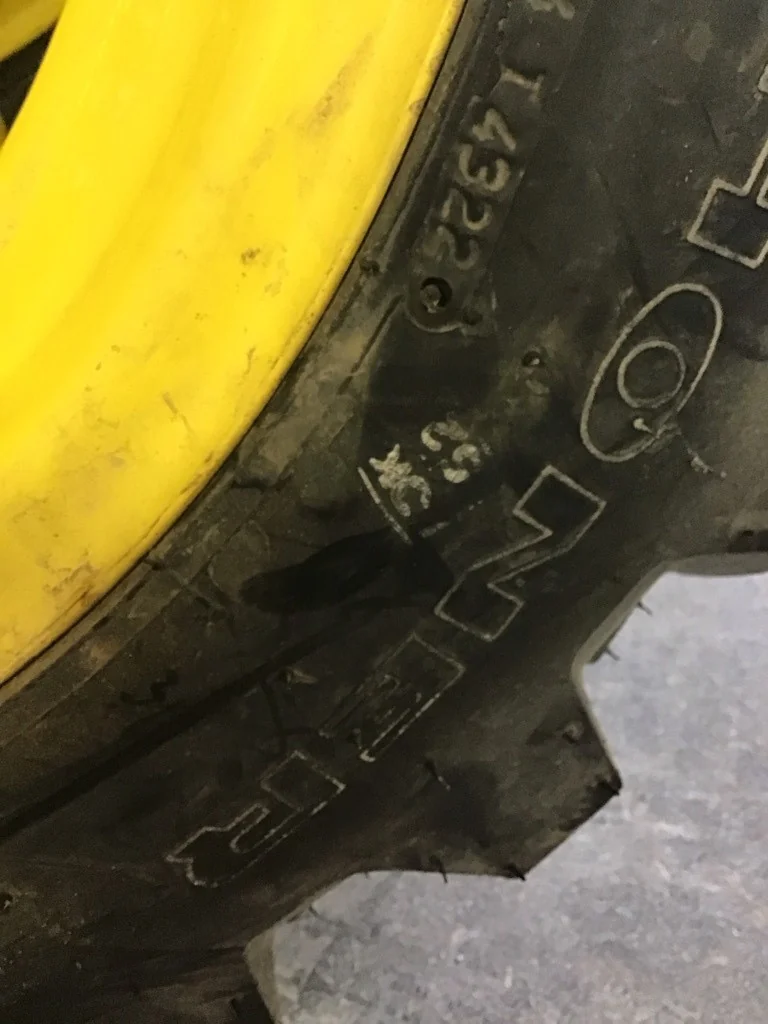 Take-Off 25x8.50-14 6PLY Galaxy Marathoner TL R-4 95-100% On 7 x 14 6-6-4.62 Implement Wheel image 4