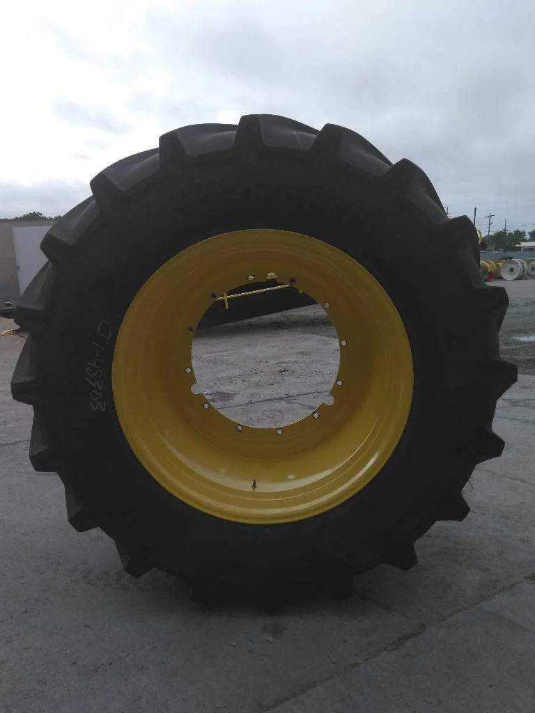 Used LSW 1100/45R46 181D Goodyear Optitrac TL R-1W 90-95% On 38 x 46 12-32.047-30.078 Rim & Rail