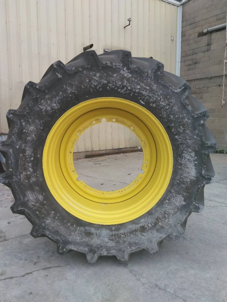 Used LSW 1100/45R46 181D Goodyear Optitrac TL R-1W 90-95% On 38 x 46 12-32.047-30.078 Rim & Rail image 3