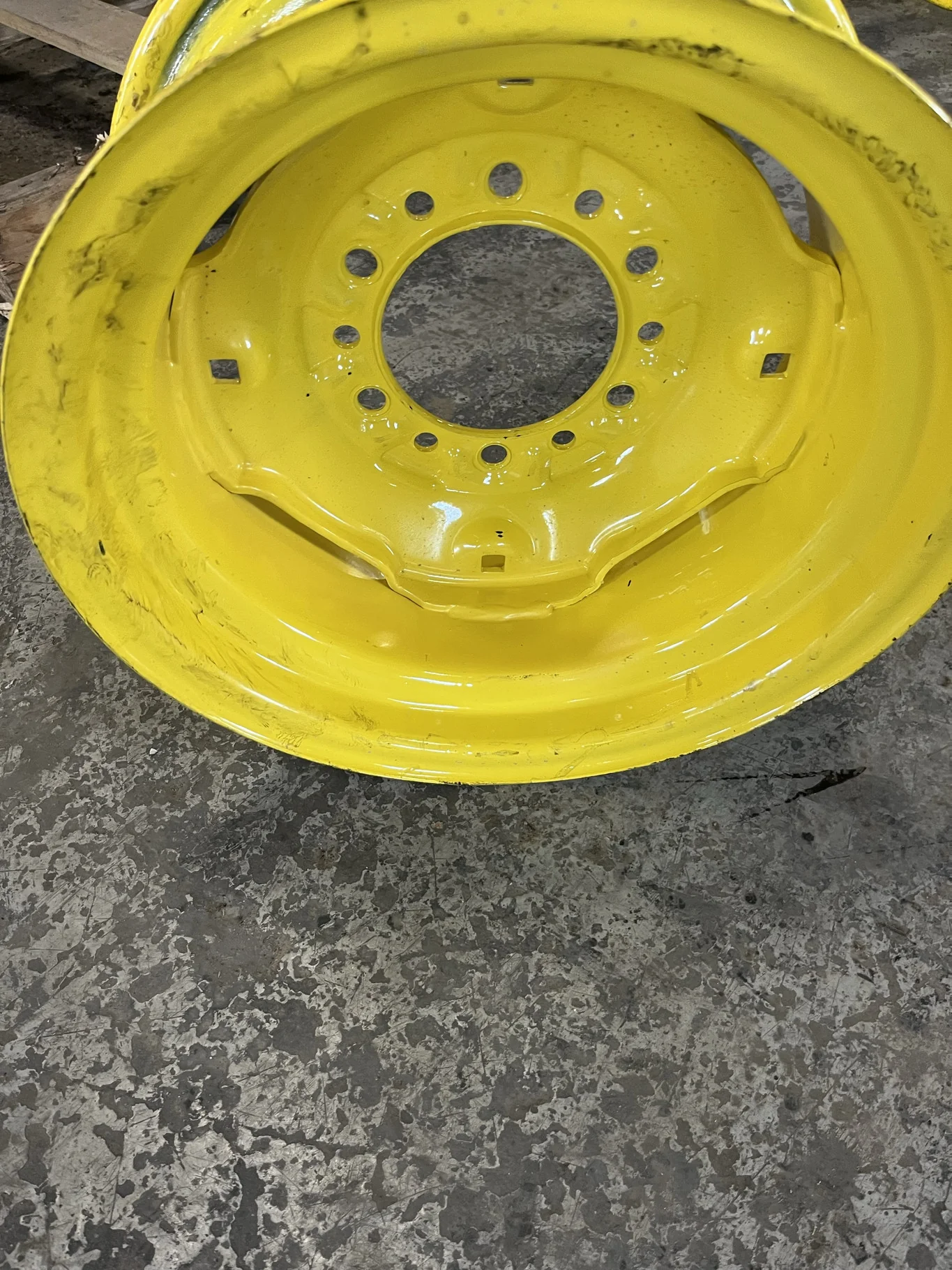 Take-Off 7 X 14 6-6-4.631-1.46 Implement JD Yellow Wheel image 2
