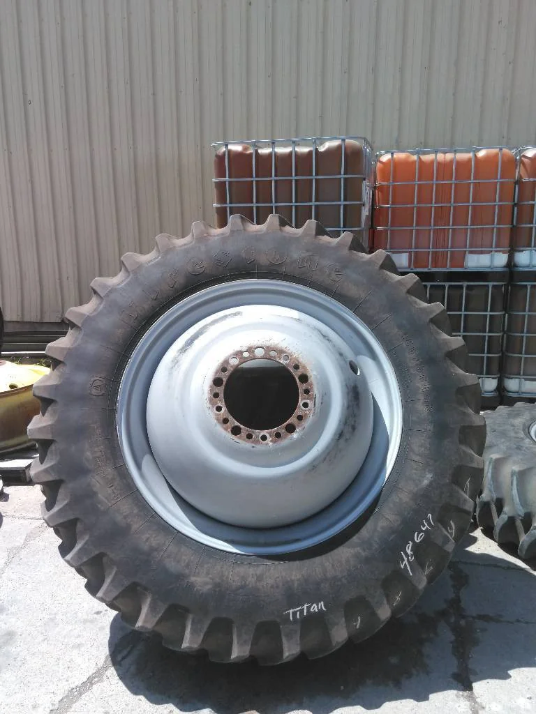 Used 480/80R42 154B Firestone RAT 23 TL R-1 80-85% On 16 x 42 20-13.19-11.07 Case Dolly Dual
