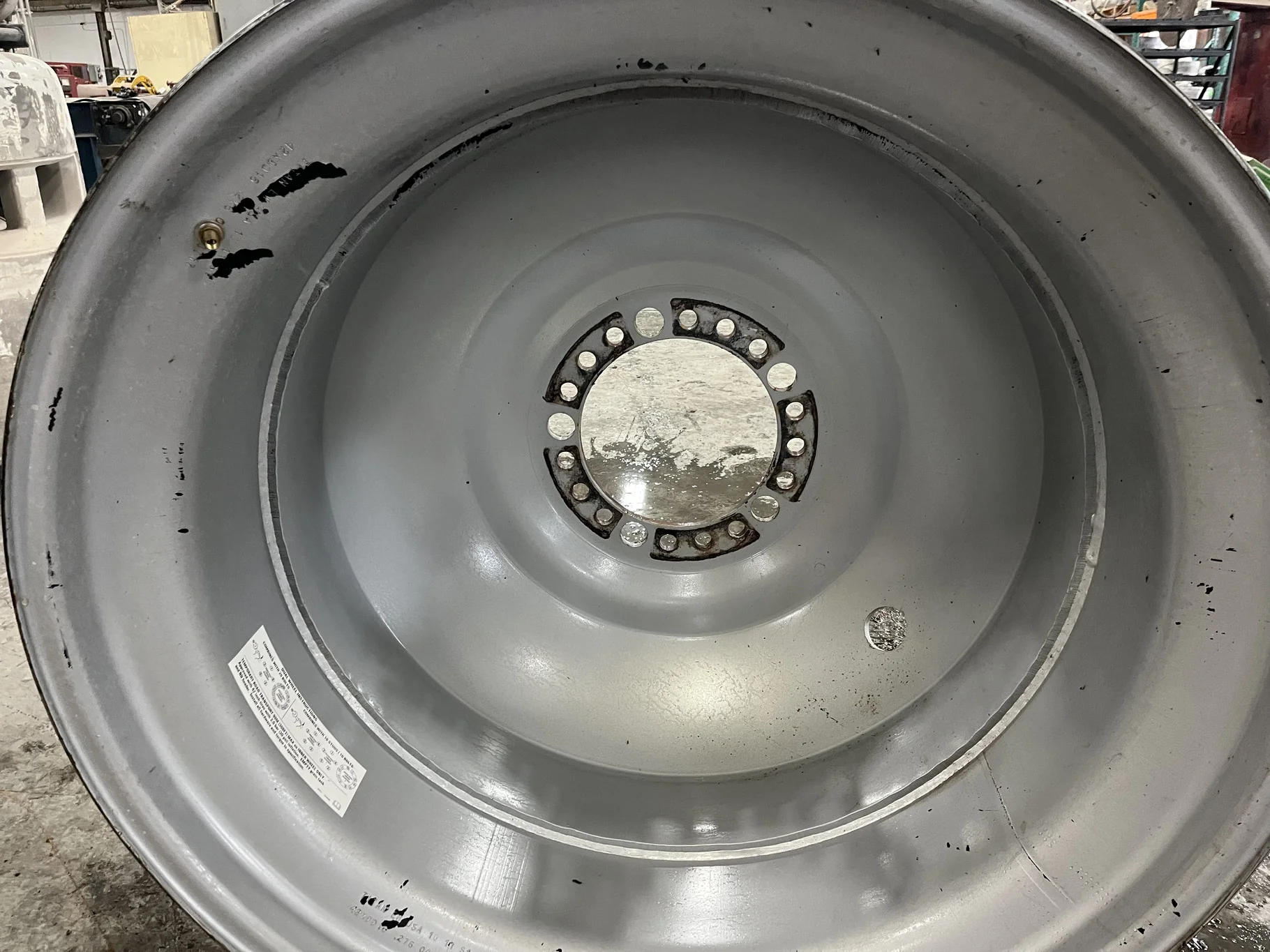 Used 16 X 42 20-13.19-11.07 Dolly Dual Silver Wheel