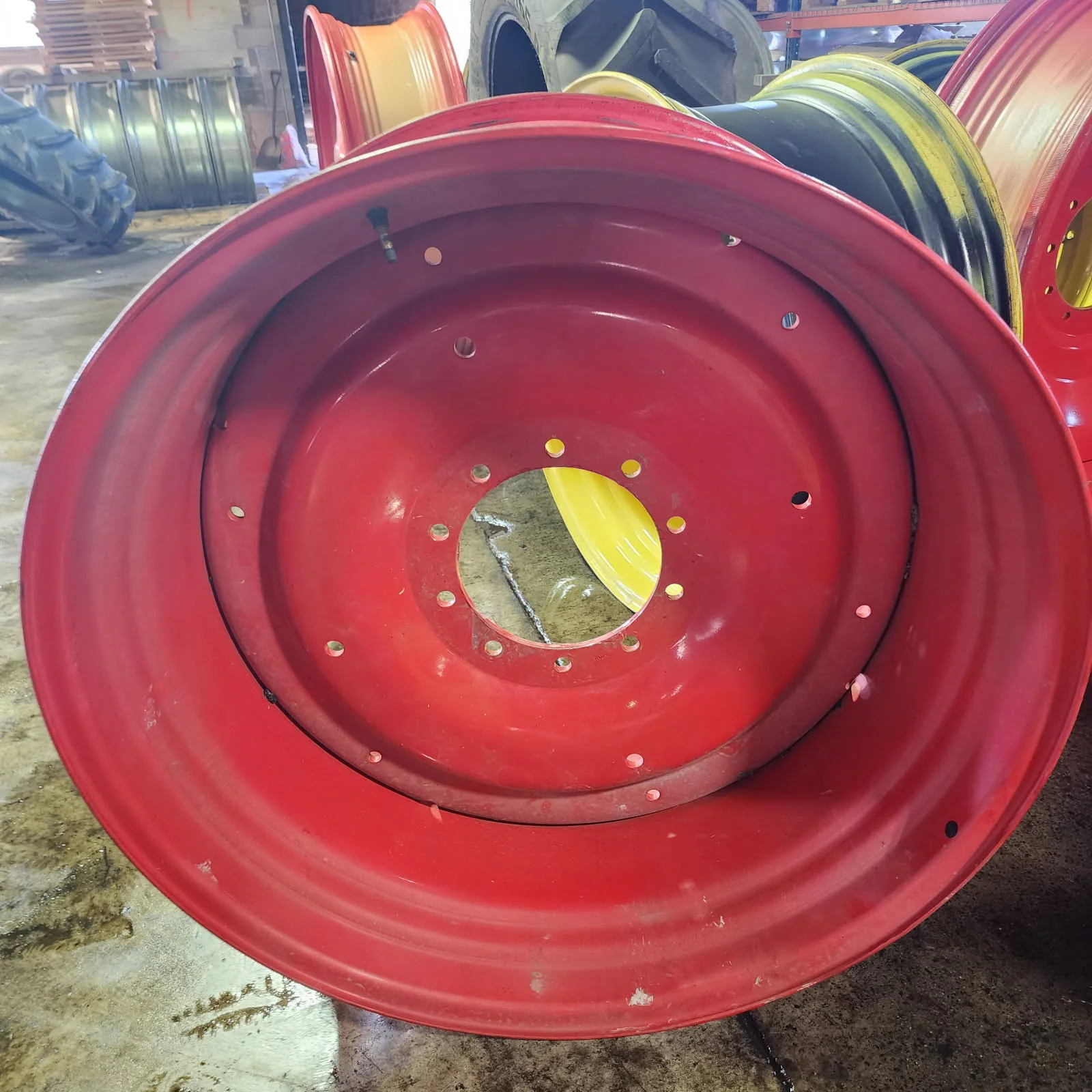 Take-Off 20 X 42 10-13.19-11.07 Dual Fendt Red Sprayer Wheel image 3