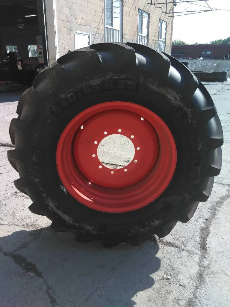 Take-Off 540/65R30 143D Michelin Multibibs TL R-1W 95-100% On 18 x 30 10-13.19-11.07 Solid Wheel image 2