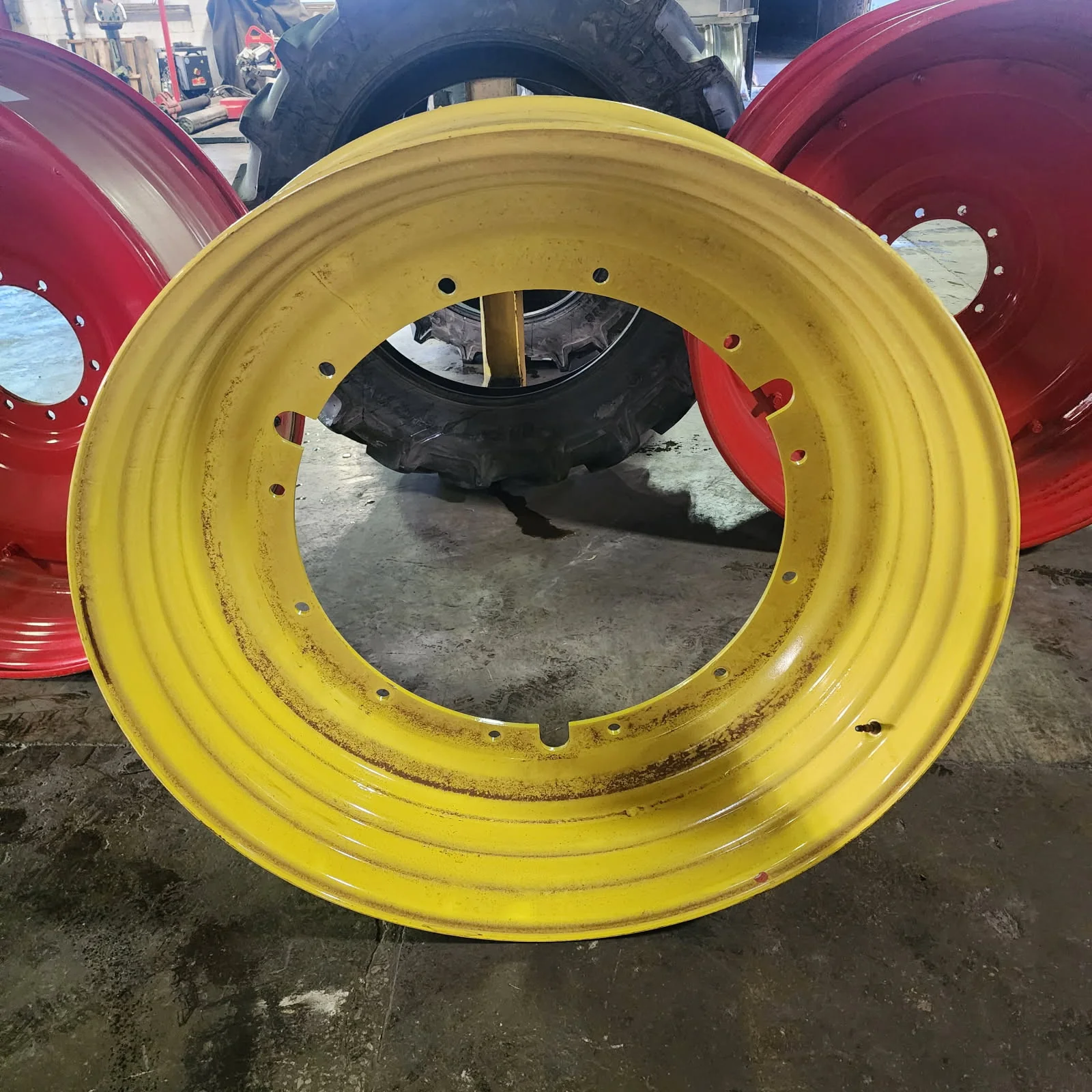 Take-Off 13 X 46 12-32.047-30.078 Rim & Rail Yellow Wheel image 3