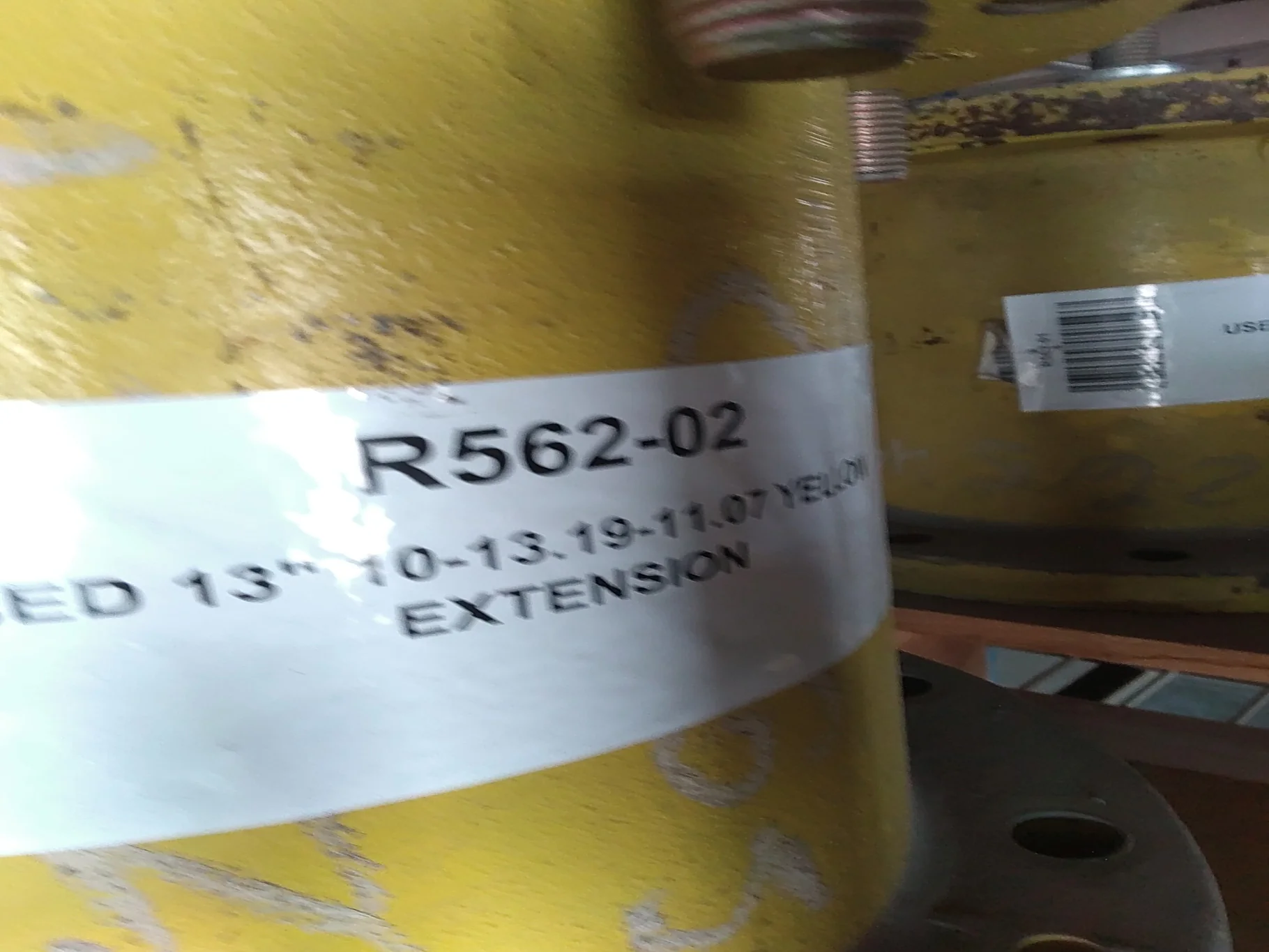 USED 13" Extension 10-13.19-11.07 YELLOW image 4