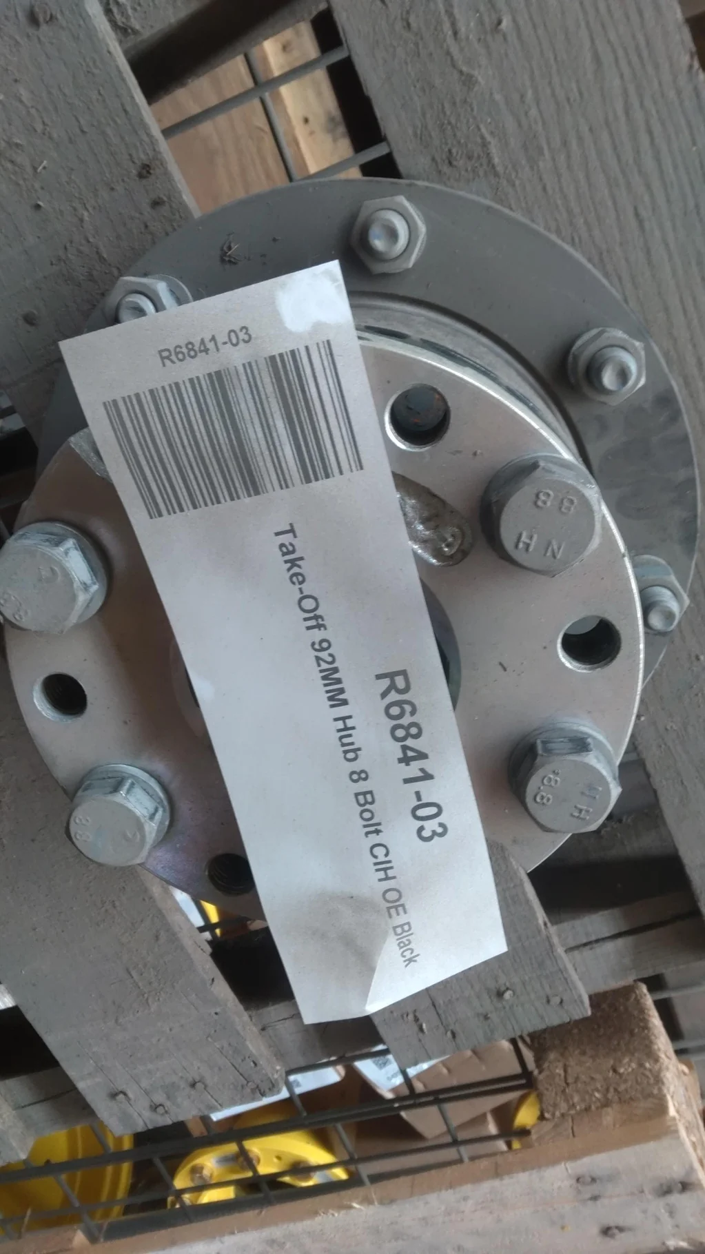 Take-Off Hub 92MM 8 Bolt CIH OE Black image 2