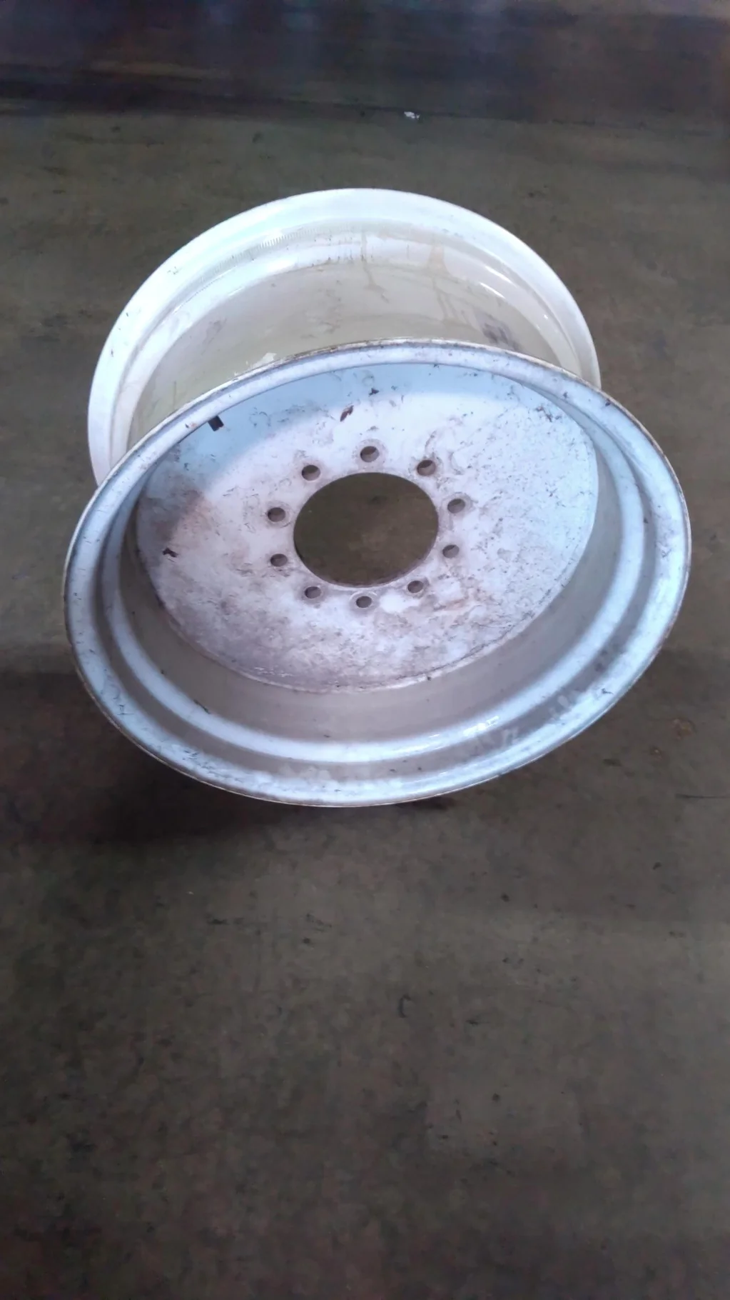 Used 12 X 24 10-8.858-6.92 Combine White Wheel image 2