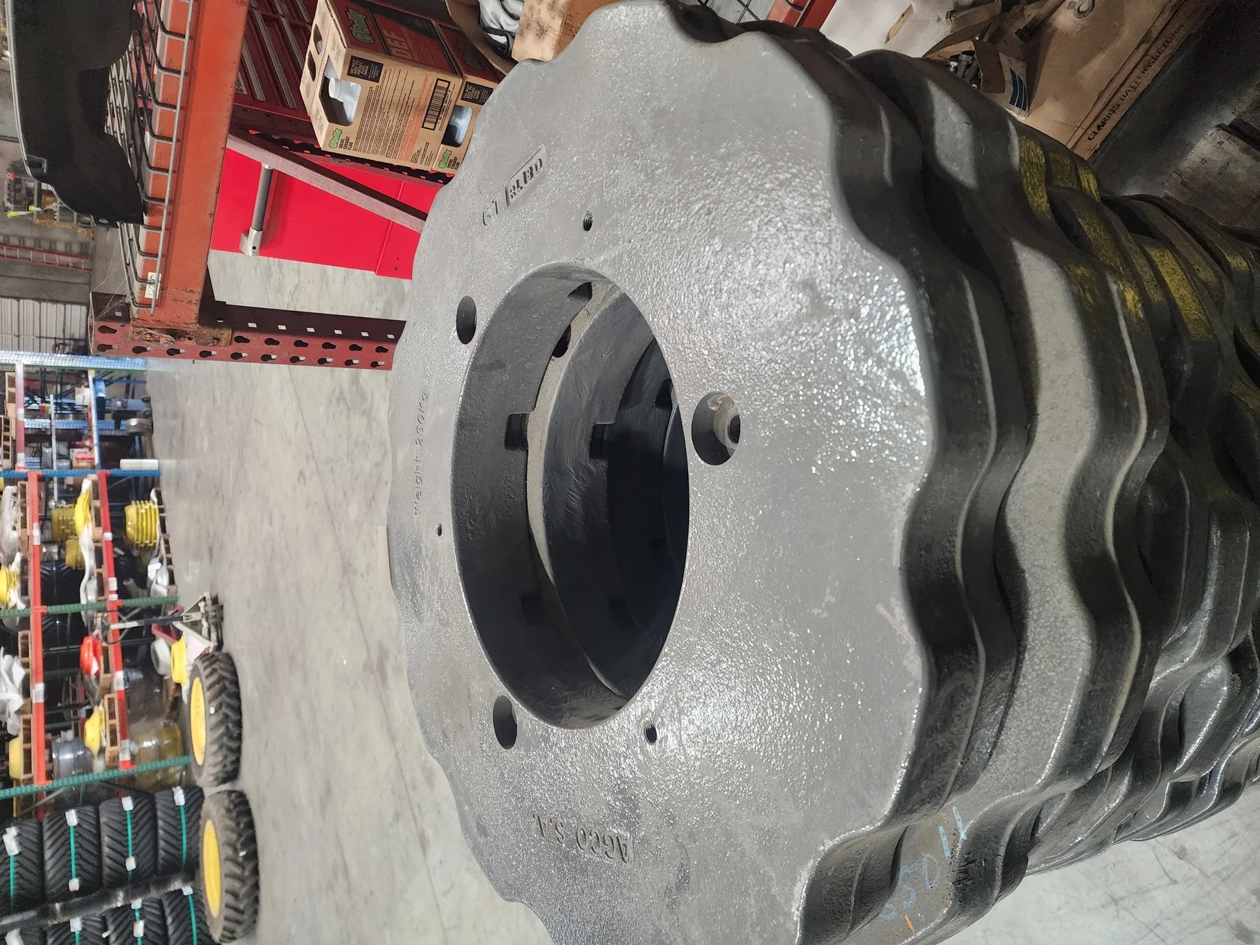 Used 250KG Agco Grey Wheel weights