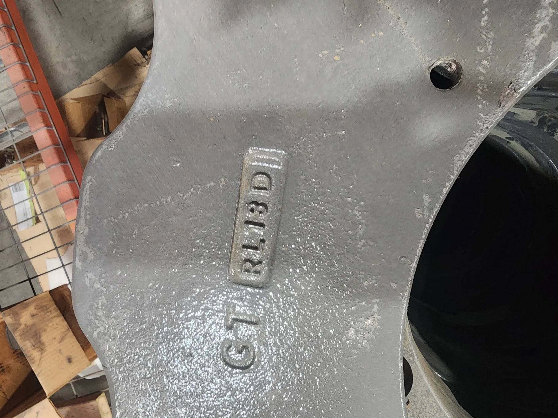Used 250KG Agco Grey Wheel weights image 3