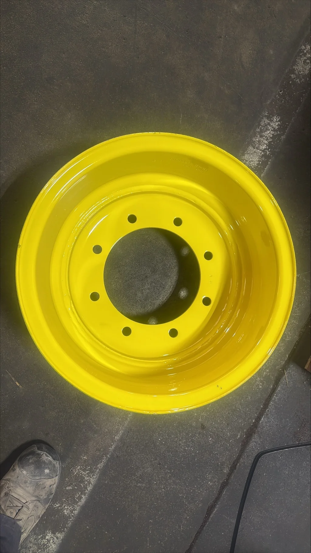 9 X 18 8-10.82-8.78 Implement Yellow Wheel RECONDITIONED image 2