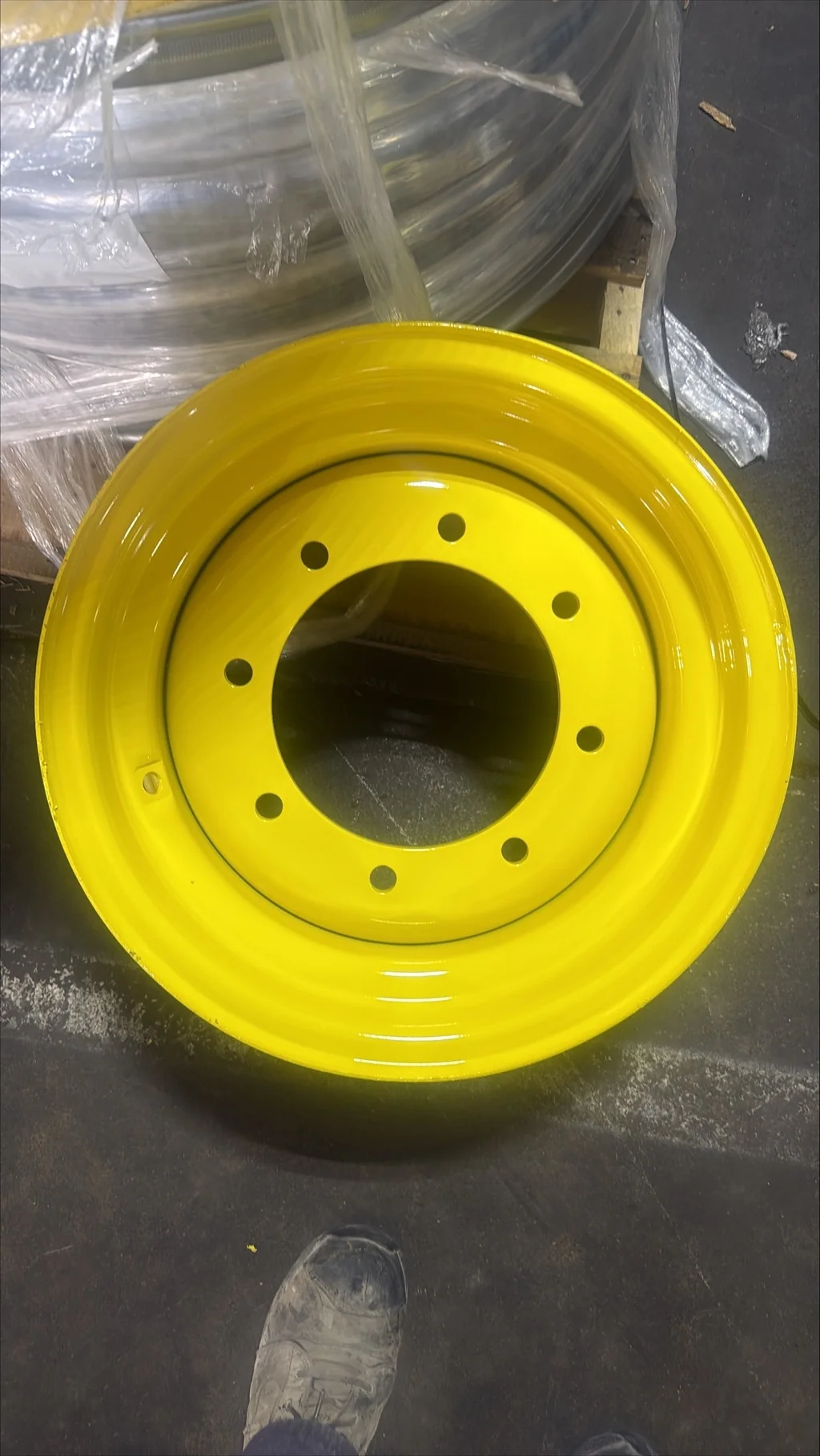 9 X 18 8-10.82-8.78 Implement Yellow Wheel RECONDITIONED image 3