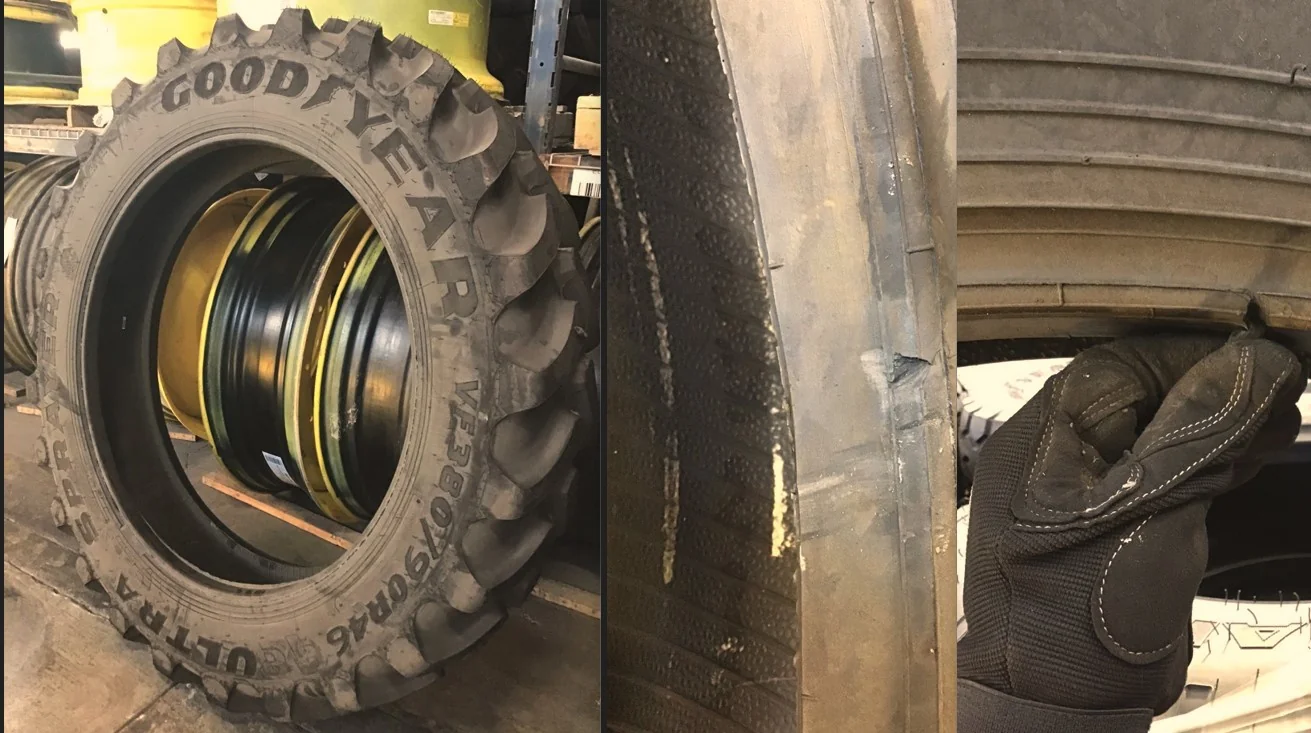 Take-off VF380/90R46 173D GOODYEAR ULTRA SPRAYER VF/LSW TL R-1 95-100%