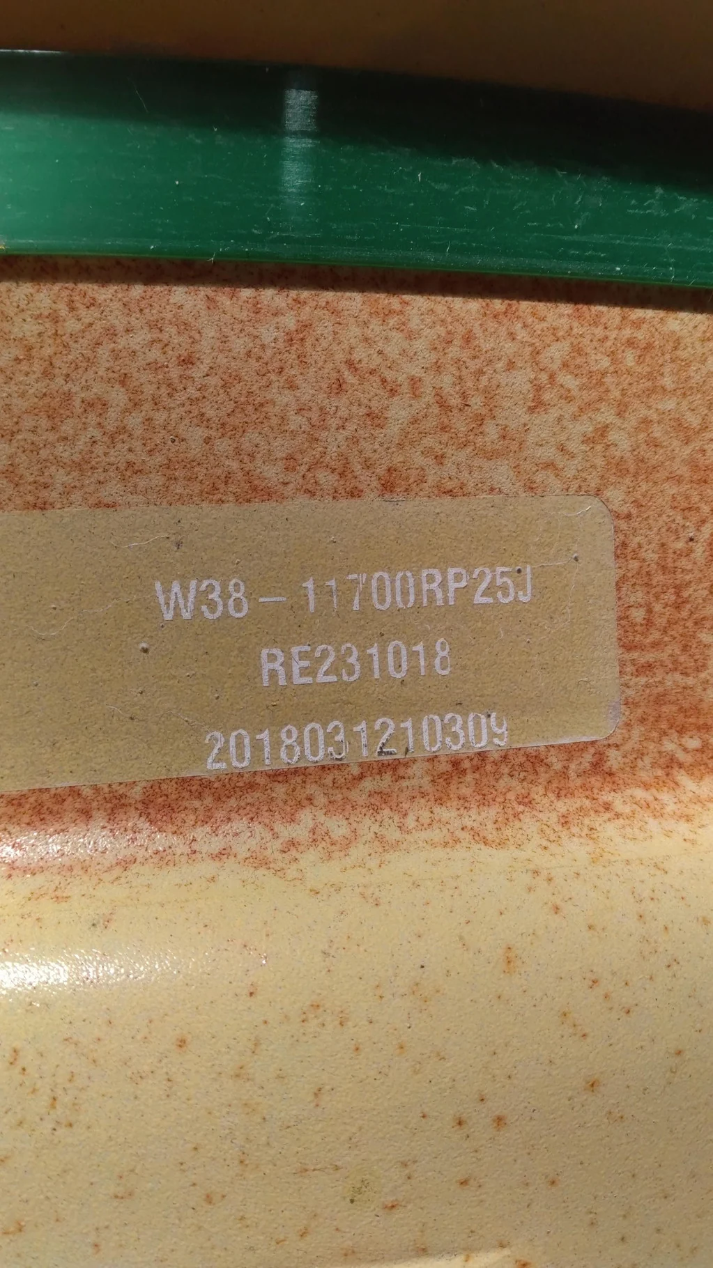 Used 23 X 38 12-32.047-29.98 -0.197OS GKN YELLOW WHEEL image 2