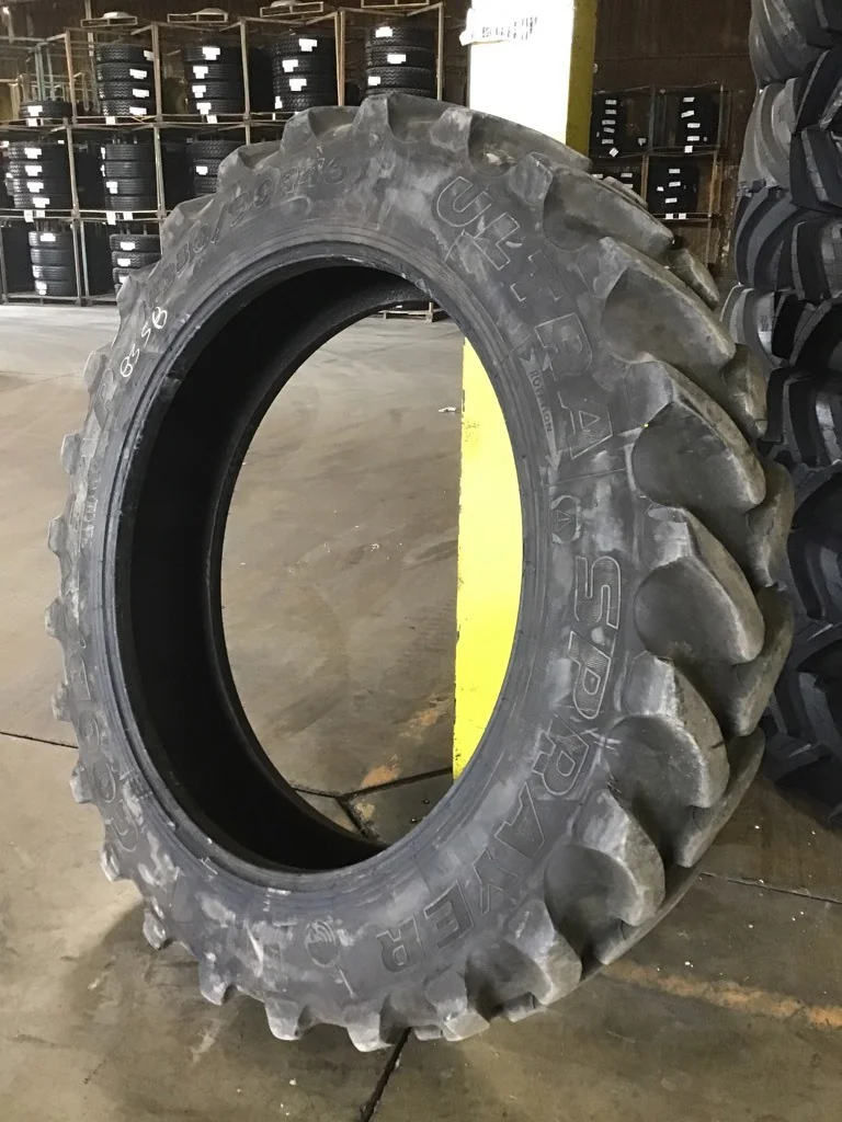 Used IF380/90R46 168D GOODYEAR ULTRA SPRAYER TL R-1 80-85%