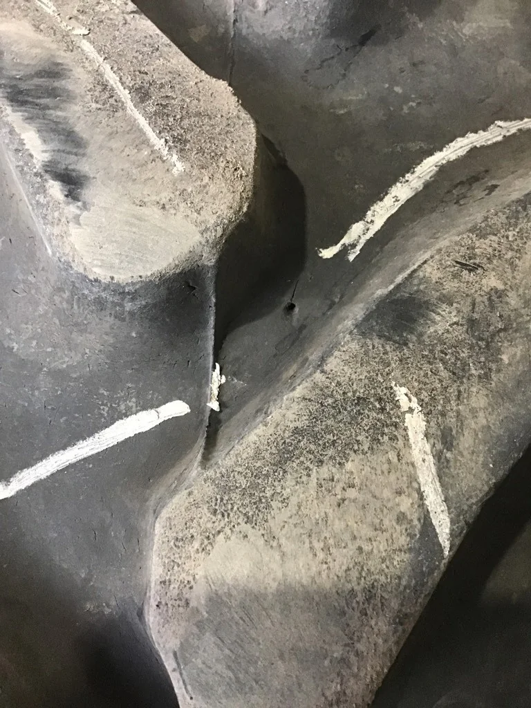 Used IF380/90R46 168D GOODYEAR ULTRA SPRAYER TL R-1 80-85% image 2